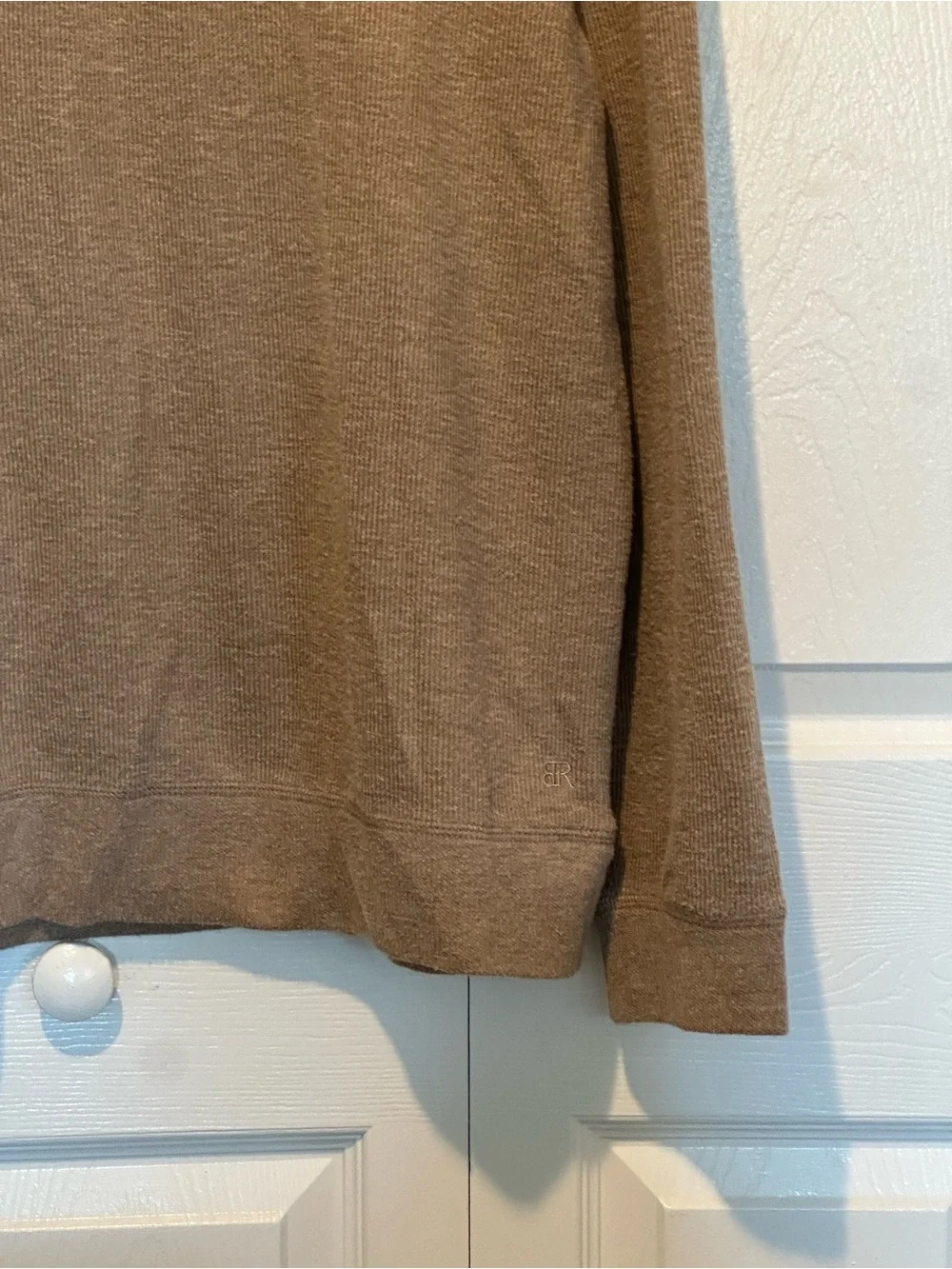Banana Republic Men's Brown Half-Zip Sweater X-Large
